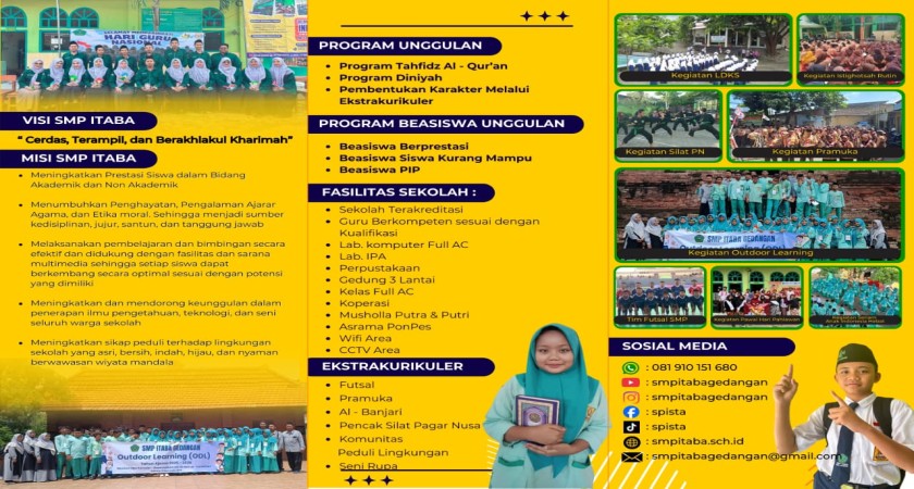 Brosur SPMB tahun ajaran 2026/2027